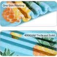 thumbnail image 6 of 400 GSM&nbsp;Pineapple Throw Blanket for Women, 60x80 Inches Super Soft Flannel Fleece Blanket Home Decor Couch Sofa Bed Blanket, Printed Pineapple Gifts for Adults and Kids All Seasons, 6 of 6