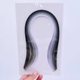 thumbnail image 1 of BUYISI Length Longevity Diy Decoration Gradient Package Content X Quilling Paper Black And White, 1 of 5