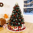 thumbnail image 6 of Satmonnus 36 inch Christmas Tree Skirt Red Green Polka Dots Xmas Tree Mat for Christmas New Year Holiday Party Decorations,Christmas Decorations for Tree, Christmas Home Decor for Indoor Farmhouse, 6 of 14