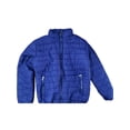thumbnail image 2 of Seyurigaoka Men Juniors Down Cotton Jacket Solid Color Winter Cardigan Coat with Zipper, 2 of 6