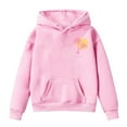 thumbnail image 2 of WOYY Big Girls Preppy Palm Hoodie Loose Soft Hooded Sweatshirt Casual Pullover, 2 of 5