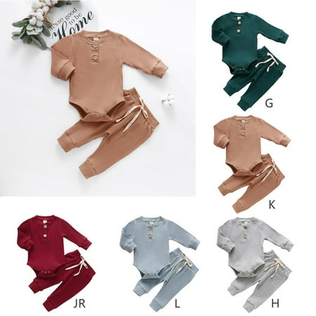 

Forzero Autumn New Product Knitting Pit Strip Solid Color Romper Long Sleeve Two-piece Suit