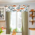 thumbnail image 3 of Yayeee Window Valance for Kitchen Farmhouse Rod Pocket Flowers Pattern Short Curtain for Living Room, 3 of 6