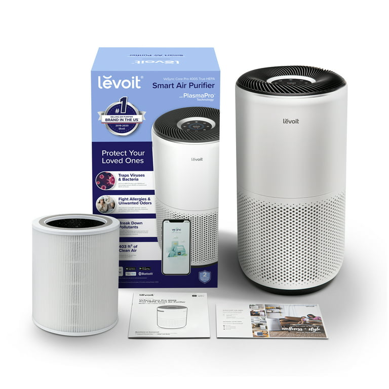 Levoit 3-Speed White True HEPA Air Purifier (Covers: 219-sq ft) in the Air  Purifiers department at