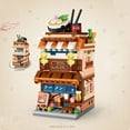 thumbnail image 3 of Japanese Street View Ramen Shop 412PCS Mini Bricks Model Kit - Japanese Building Blocks, Durable for Teens & Adults, 3 of 6