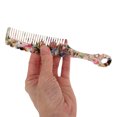 thumbnail image 3 of Unique Bargains 1 Pc Handle Wavy Hair Comb Multicolor Acetate Sheet, 3 of 5