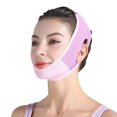 thumbnail image 1 of Correa de barbilla para lifting facial para mujer con cinta de sujeción ajustable, transpirable, reductor de papada, vendaje esculpidor facial de belleza., 1 of 6