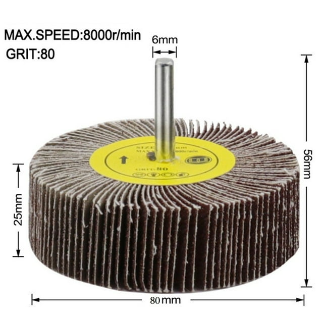 Bgsha Ponçage Disque Disque Meule Abrasive Outils de Polissage 6mm Tige