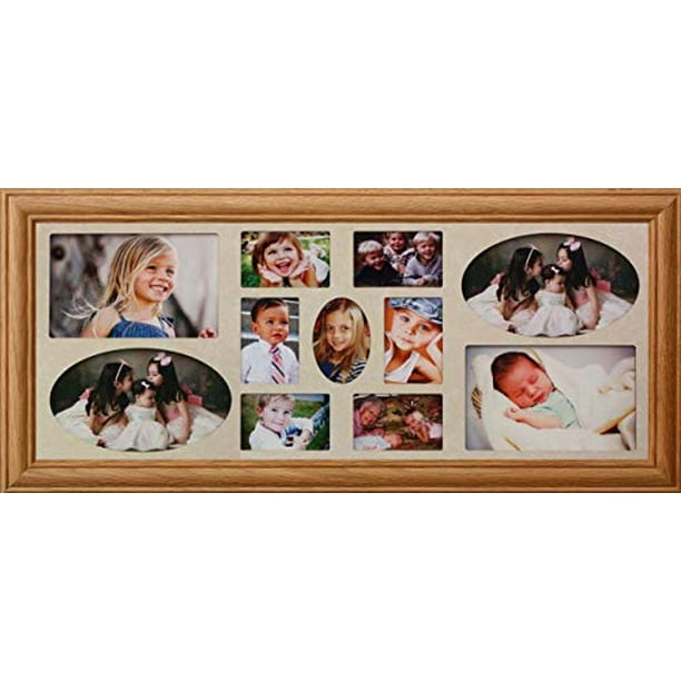 8X20 MultiOpening Collage Photo Picture Frame Holds Four (4) 4X6