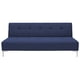 thumbnail image 3 of Sofa Cama Reclinable EL BAZAR STORE Vegas Lino Azul Marino Moderno Abotonado, 3 of 6