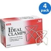ACCO Ideal Clamps, Small (No. 2), Silver, 50/Box -ACC72620
