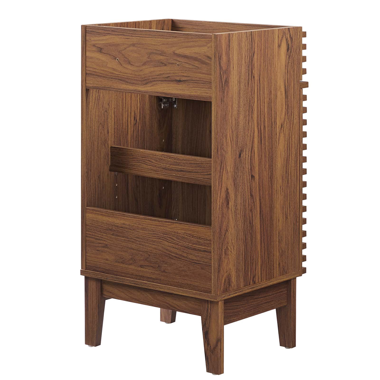 Modway Render 18" Bathroom Vanity Cabinet (Sink Basin Not Included) in Walnut