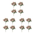 thumbnail image 3 of Guardoinrt 4pcs Good Hand Feeling Artificial Flowers With Good Texture For Sensory Delight For DIY Silk Home Decoration Party Decor Pink 3Set, 3 of 6