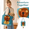 thumbnail image 4 of Cat Carrier Tote Bag with Lion Face Hole, Cat Carrier Bag with Head Hole, Cute Lion Shaped Pet Canvas Shoulder Bag Portable Carrying Bag for Small Dogs and Cats Pet Supplies, 4 of 5