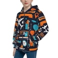 thumbnail image 2 of Pofeuu Creative Transport Print Teenage Zipper Hoodie Sweatshirts Hooded Casual Jackets With Pocket For Boys Girls-Medium, 2 of 6