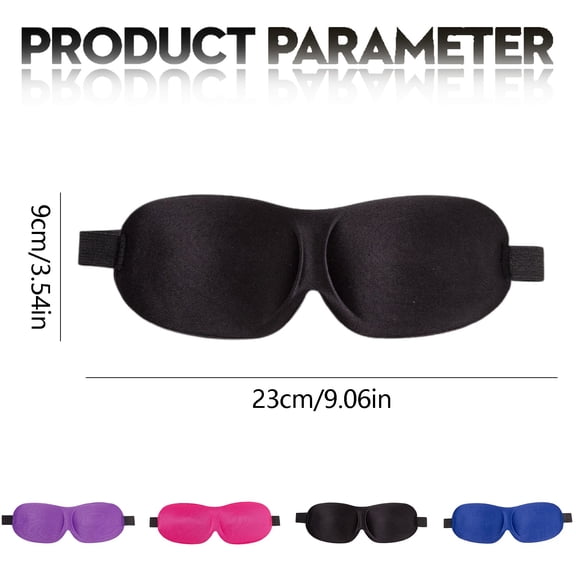 3D Sleep Mask Night Blindfold Comfortable Eye Cover for Travel Men Women