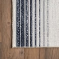 thumbnail image 4 of nuLOOM Francesca SpinClean Machine Washable Contemporary Moon Area Rug, 5' x 8', Francesca Moon Navy, 4 of 8