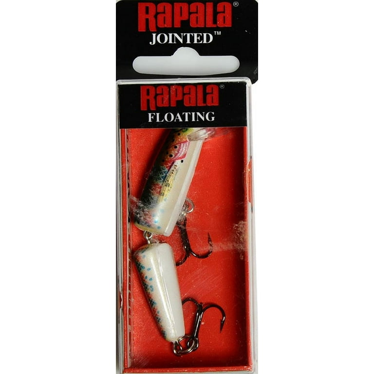 5cm Rapala Jointed Shallow Diver Hard Body Fishing Lure - Rainbow