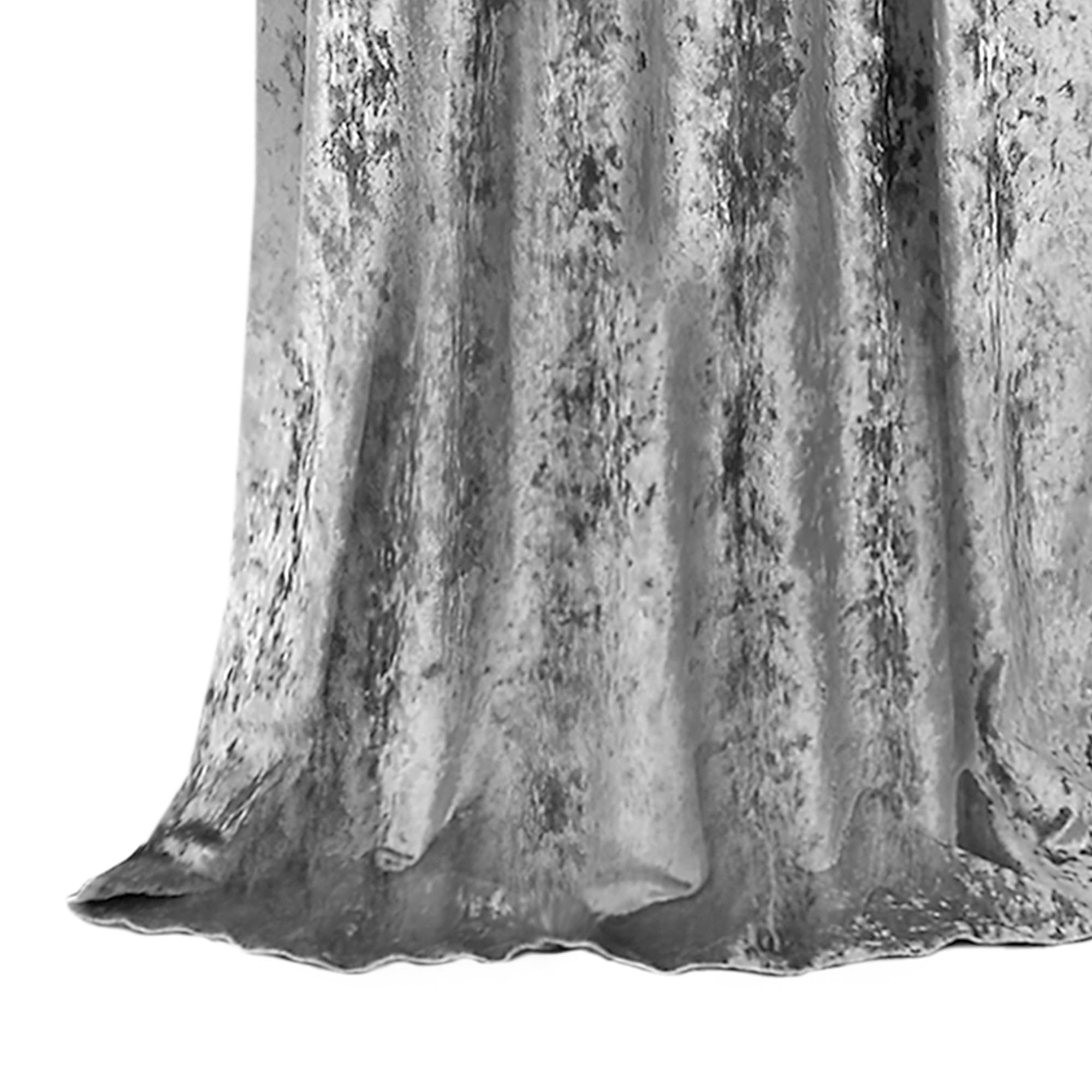 Achim Harper Criss-Cross Window Curtain Panel - 50x84 Grey