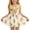 Yellow, variant on Vornjynx Girls Flare Dress Cute Bowknot Sleeveless Crew Neck Summer Casual Breathable Dress Yellow Size 5t