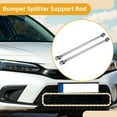 thumbnail image 3 of Unique Bargains 2pcs 20cm Adjustable Front Bumper Lip Splitter Strut Silver Tone No Drilling, 3 of 6