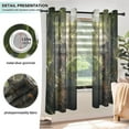 thumbnail image 5 of Dinosaur Leaves Trees Sunlight Blackout Curtains Thermal Insulation 63 inch Grommet for Bedroom Living Room Bathroom Kitchen Windows 2 Pack, 5 of 6