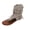 White, variant on Tassel Flat Sandals for Women Retro Open Toe Bohemian Gladiator Fringe Casual Flip Flops Beach Shoes Hollow out T-Strap Ankle Boots Brown Size 7.5