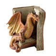 thumbnail image 4 of Fighting Dragon Bookends Resin Decorative Bookend Statues Desktop Ornament, 4 of 5