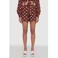 thumbnail image 3 of Women's High Waisted Polka Dot Shorts with Pockets, 3 of 4