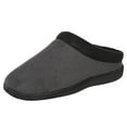 thumbnail image 4 of Hanes Mens Slip On Clog Slipper House Shoes with Indoor/Outdoor Sole, 4 of 9