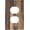 Cool Brown Wood Style Vintage Rustic Print, variant on Boho Green Eucalyptus Leaf Floral Plants Flowers Outlet Covers 1 Gang Duplex Light Switch Cover Decorative Switch Plates Electrical Receptacle Faceplate Wall Plate for Bed Room Living Room Decor