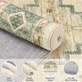thumbnail image 4 of Washable Area Rug for Living Room, Curtilage 6'x9' Vintage Geometric Indoor Rug, Low Pile & Stain Resistant Carpet for Bedroom Office Dining Room, 4 of 10