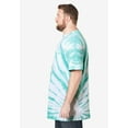 thumbnail image 3 of KingSize Men's Big & Tall Shrink-Less Lightweight Longer-Length Crewneck Pocket T-Shirt, 3 of 6