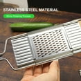 thumbnail image 2 of Multi-Functional Vegetable Cutter Stainless Steel Shredder Grater Set Manual Food Chopper Vegetable Slicer Kitchen Adjustable Tools, 2 of 7