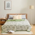 thumbnail image 5 of Barhoo Summer Quilt – Lightweight Cooling Air Conditioning Blanket for Adults, Ventilate Soft Washed Cotton Thin Comforter, Machine Washable, Ideal for Hot Sleepers and Warm Weather A, 5 of 5