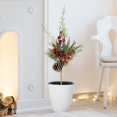 thumbnail image 1 of ¡Compra y Aprovecha las Mejores Ofertas!, Decoración navideña Colgante de pared navideño Centro comercial navideño Escena de actividad de hotel Decoración Ramas de árboles simuladas Akmoler, 1 of 6