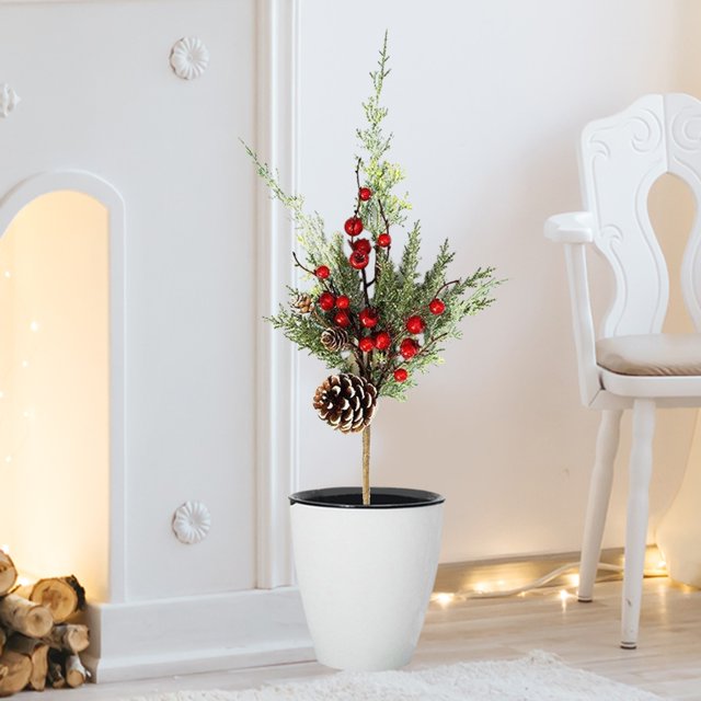 ¡Compra y Aprovecha las Mejores Ofertas!, Decoración navideña Colgante de pared navideño Centro comercial navideño Escena de actividad de hotel Decoración Ramas de árboles simuladas Akmoler