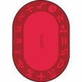 thumbnail image 3 of Joy Carpets 1912H-04 Math Stem Classroom Seating Round Rug  Red - 5 ft. 4 in., 3 of 6