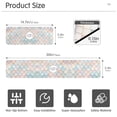 thumbnail image 3 of Yayeee Faucet Mat for Kitchen Sink 30" Diatomite Long Splash Guard Pad, Small Pink Pattern, 3 of 7