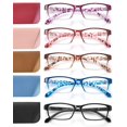thumbnail image 1 of Gafas de lectura JOLISU Fashionista, paquete de 5 unidades, color azul, 1 of 7