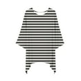 thumbnail image 5 of Women's Casual Long Sleeve Crewneck T-Shirt Top Blouse Solid Color Loose Fit Soft for Daily Wear Business Office Work Travel Fashion Essential Gift for Women | Sopatenor,Black XL, 5 of 9