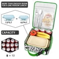 thumbnail image 3 of Panda Lovers Insulated Lunch Bag Box Women Reusable Lunch Tote Bag with Front Pocket Portable Lunch Bag Work Hiking, 3 of 5