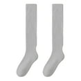 thumbnail image 6 of Yuanlong Womens Stockings Solid Ruched Slouchy Knit Stretchk Mid-Calf Socks Comfort Casual Daily Home Lady Slouch Socks, 6 of 6
