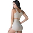 thumbnail image 3 of ROMANZA 2012 Fajas Colombianas Reductoras High Waisted Shapwear Shaper Shorts for Women Beige M, 3 of 4