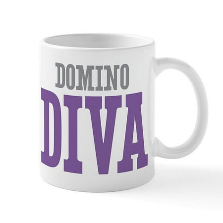 

CafePress - Domino DIVA Mug - 11 oz Ceramic Mug - Novelty Coffee Tea Cup