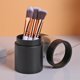 thumbnail image 3 of Organizador de almacenamiento de bolígrafos cosméticos de viaje con soporte para Ndcxsfigh brochas de maquillaje visible (negro), 3 of 8