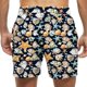 thumbnail image 4 of Kakii Men's Swim Trunks Hawaiian Bathing Mesh Lining Suit Swimsuits Beach Shorts with Pockets, 4 of 6