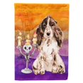 thumbnail image 1 of Carolines Treasures CK3211GF Hallween Chocolate Parti Cocker Spaniel Garden Size Flag, 1 of 3