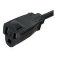 thumbnail image 3 of StarTech.com Rallonge d'Alimentation 20 Pi (6 m), NEMA 5-15R vers NEMA 5-15P Rallonge Noire, 13 A 125 V, 16 AWG, Câble d'Alimentation d'Extension de Prise, NEMA 5-15R vers NEMA 5-15P Cordon d'Alimentation d'Ordinateur CA - Homologué UL - Câble d'Extension d'Alimentation - NEMA 5-15 (m) vers NEMA 5-15 (F) -, 3 of 3