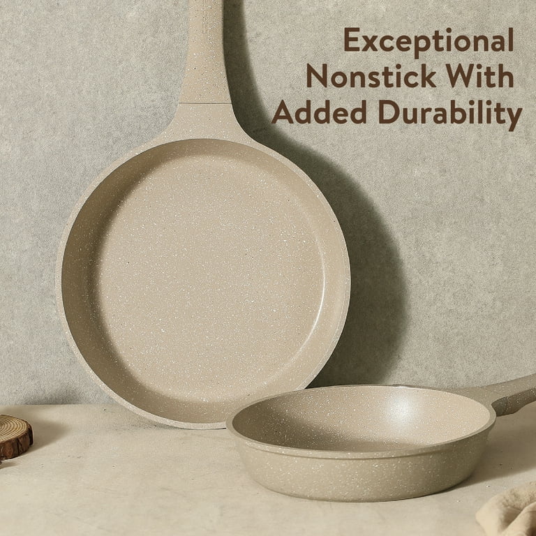 Carote 19 Pcs Nonstick Cookware Sets, Non Stick Pots and Pans Set, Induction Cookware, Dark Green